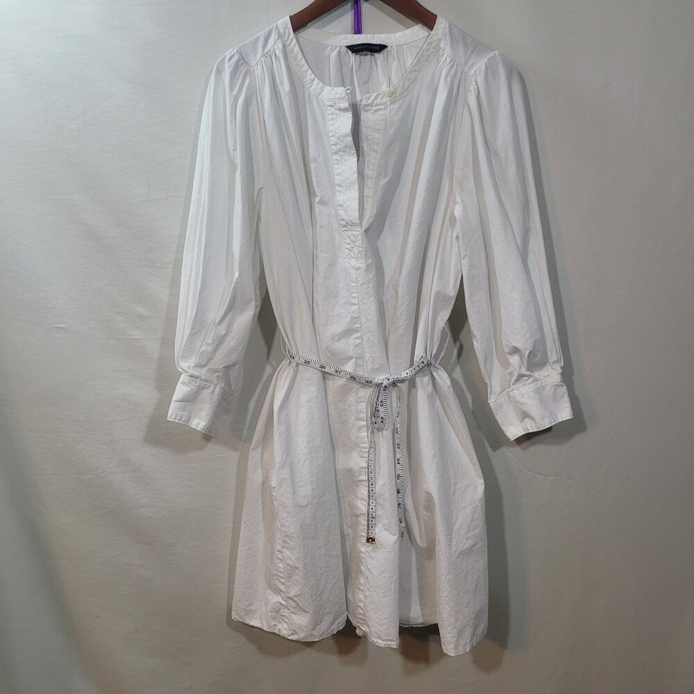 Off-White Banana Republic Bishop Sleeve Dress
